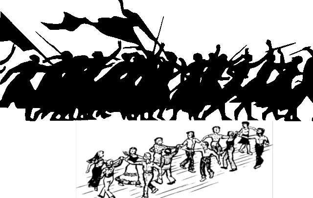 Socialism vs horizontalism graphic