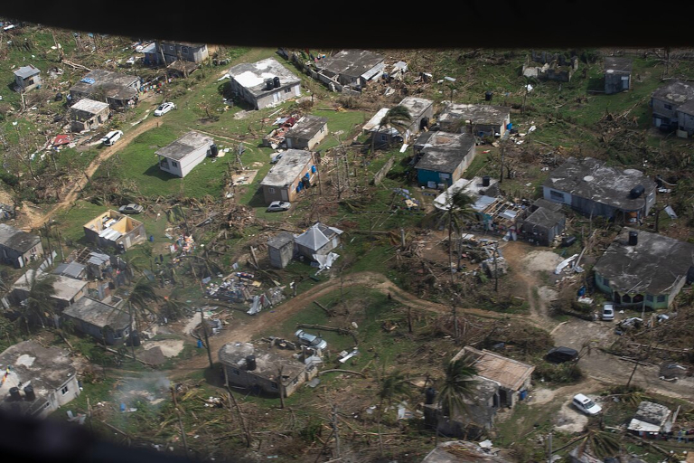 Hurricane Melissa damage in Jamaica.